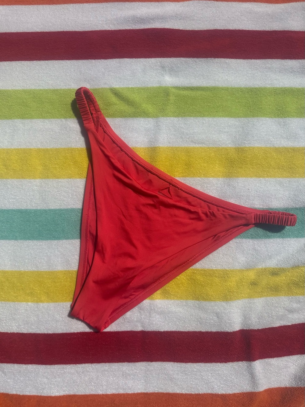 NWOT! Vitamin A Coral-Red Bikini Bottom